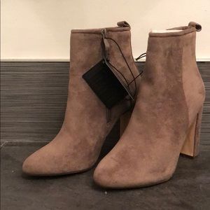 Faux Suede Booties